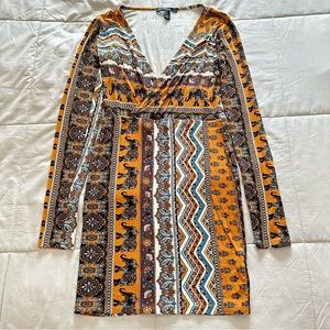 Forever 21 Tribal Print Dress. Women’s Size Small